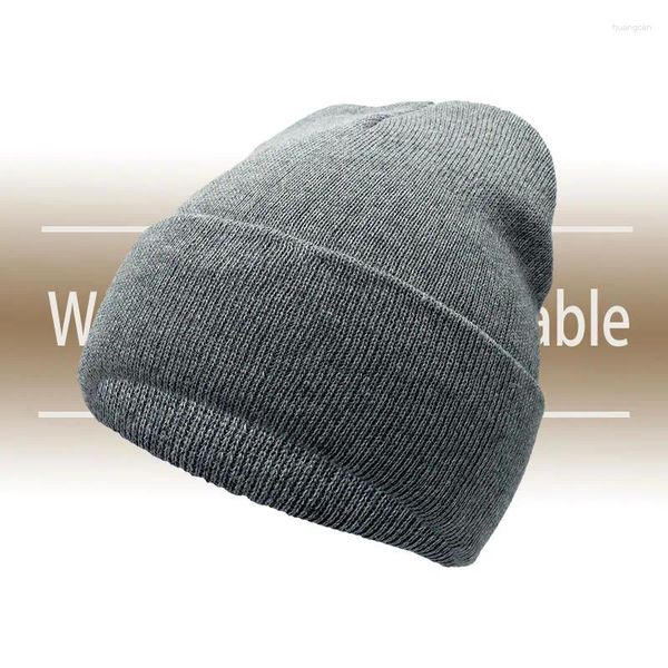 Berretti 12 Pezzi CarharCappelli Beanie Slouchy con Risvolto in Maglia da Uomo Berretto Caldo Lavorato a Maglia per Berretti Uomo Donna Cappello da Sci Morbido Unisex