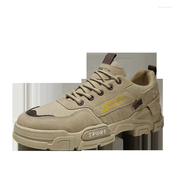 Sapatos casuais 2024 outono impermeável e antiderrapante lazer masculino respirável roupas de trabalho esportes resistentes ao desgaste