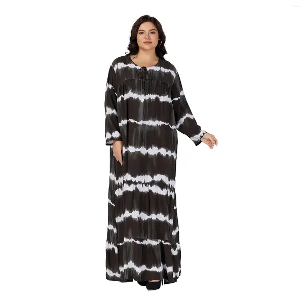 Roupas étnicas Africano Plus Size Lounge Wear Caftan Vestido Tradicional Abaya para Mulheres Kaftan Beach Dashiki Home Manga Curta Cobertura