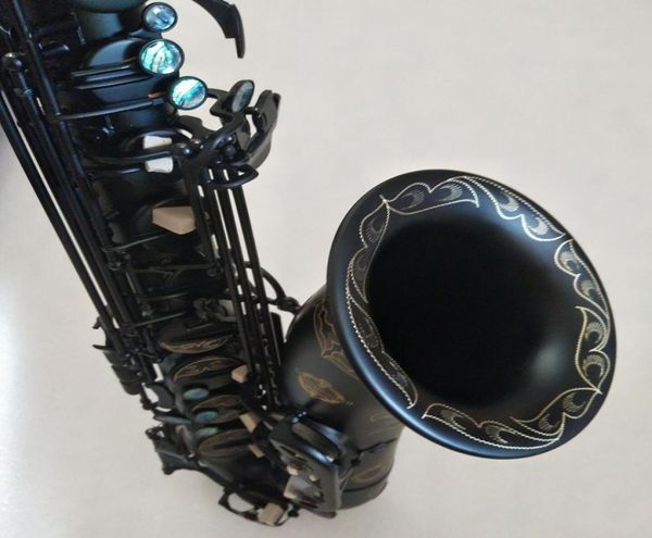 Saxofone tenor japonês profissional suzuki, instrumento musical plano em madeira, preto, níquel, dourado, presente com case6221382