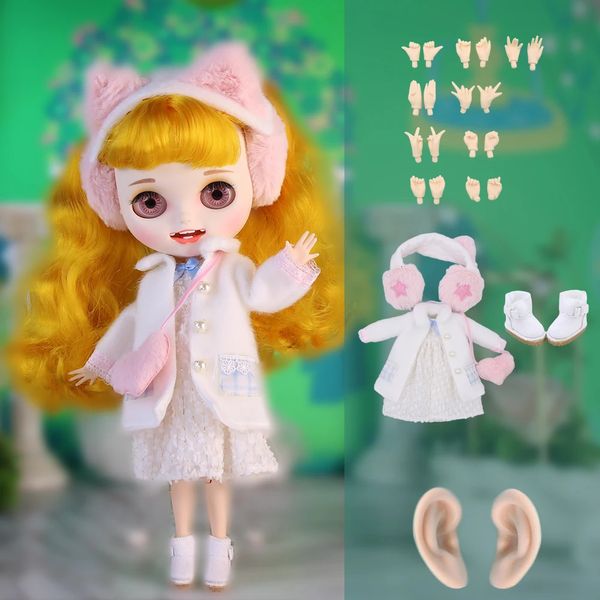 ICY DBS Blyth 16 bambole bjd corpo articolare viso personalizzato capelli colorati Contiene vestiti e scarpe speciali 240313