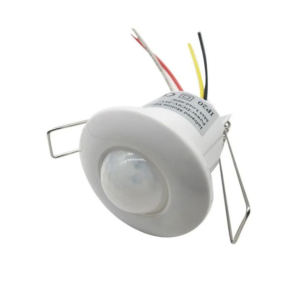 Contato seco silencioso inteligente 12v-24v mini interruptor de indução infravermelho incorporado do corpo humano sinal de tubulação de junco doméstico