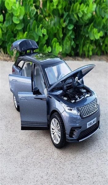 Maßstab 132: Diecast-Legierung aus Metall, Luxus-SUV-Automodell für Range Rover Velar Collection, Offroad-Fahrzeugmodell, SoundLight-Spielzeugauto, LJ5357192