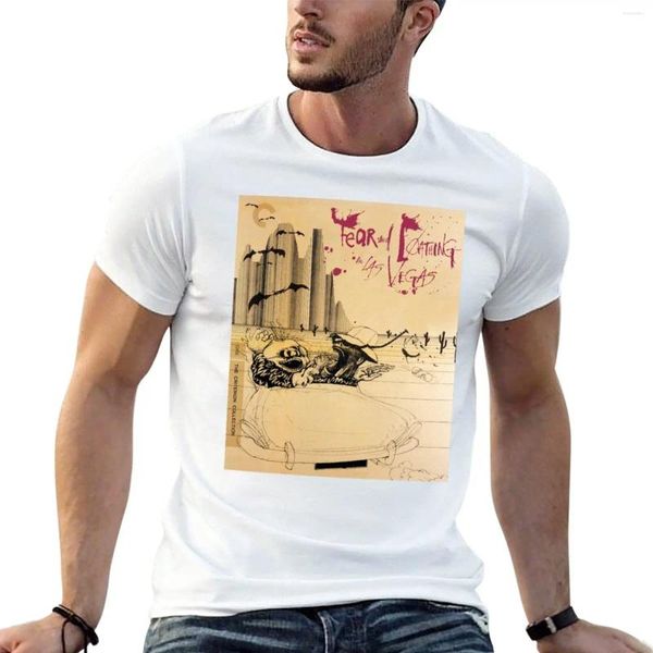 Canotte da uomo T-shirt Paura e delirio a Las Vegas T-shirt vintage Abbigliamento Kawaii T-shirt grafiche da uomo