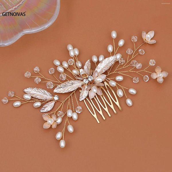 Haarspangen Hochzeit Kämme Zubehör für Braut Blumen Kopfschmuck Frauen Stirnband Tiara Haarnadel Braut Ornamente Schmuck