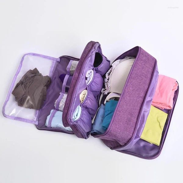 Sacos de armazenamento Roupa interior e saco de viagem meias femininas grande capacidade roupas portátil organização à prova d'água