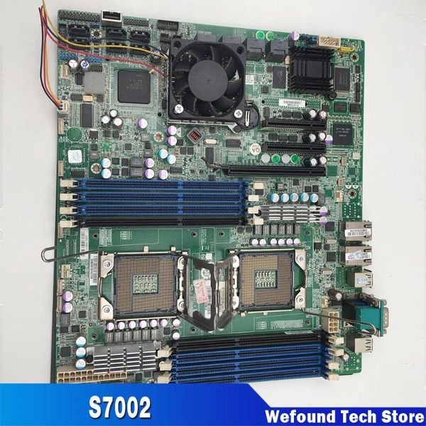 Motherboards Für TYAN R510 G7 1U Server Motherboard Zwei-weg LGA1366 X58 Perfekte Test S7002