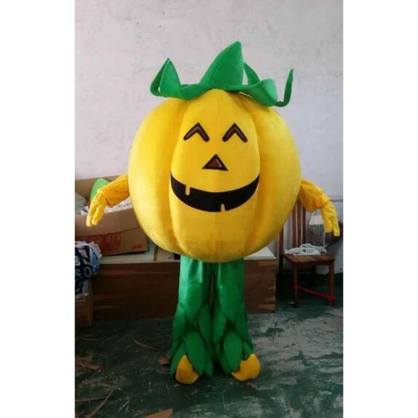 Costumi della mascotte Costume della mascotte del vestito operato dalla peluche del fumetto della mascotte della zucca di verdure di Natale di Halloween