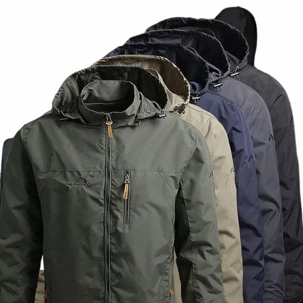 Jaquetas de inverno para homens quebra -vento de casacos casuais Exército Jackets Tactical Militar