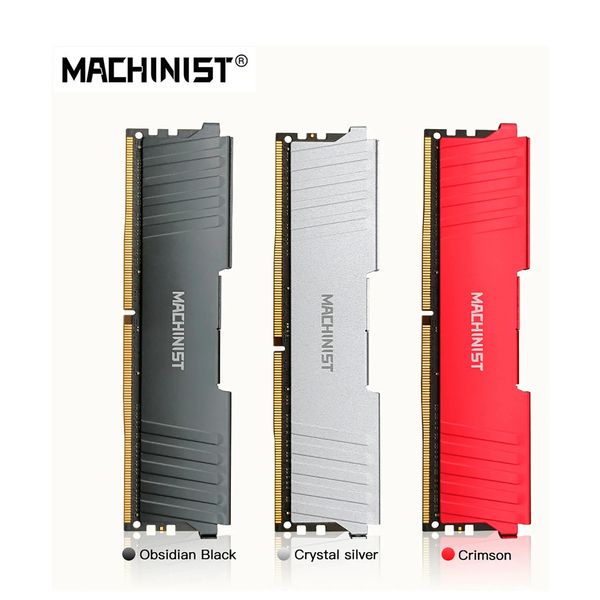 MASCHINIST DDR4 RAM ECC 16 GB 213 Hz Desktop 8 GB 2666 MHz Speicherunterstützung Kühlkörper PC DIMM für alle X99-Motherboards 240314