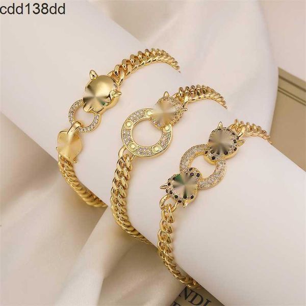 Pulseras charme designer pulseira clássico leopardo pulseira presente requintado casamento feminino pulseira jóias presente botão jóias atacado charme pulseiras presente
