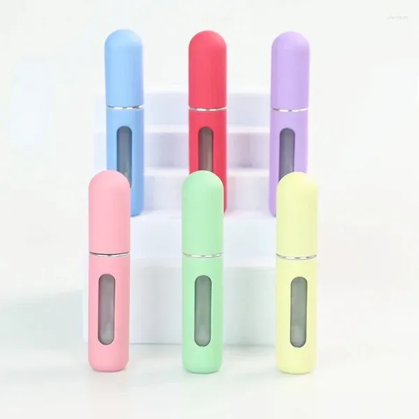Depolama Şişeleri 1 PCS 5ml Mini Seyahat Alt Doldurma Parfüm Şişesi Şeker Renk Sıvı Bottling Sprey Taşınabilir Doldurulabilir Kavanoz Boş