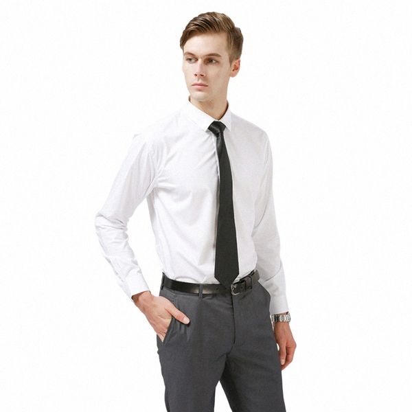 Abotoaduras brancas sólidas vintage, mangas LG, camisas sociais masculinas de luxo, roupas elegantes de verão com frete grátis T69A #