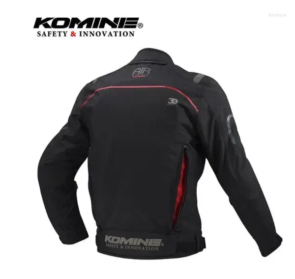 Vestuário de motocicleta Komine Anti Queda Roupas Racing Terno Jaqueta JK-108 Alto Desempenho YJF