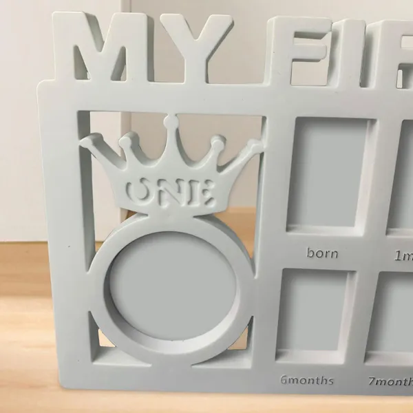 Frames Po Frame „Born My First Year Commemorate Kid Gift Baby Home Decor“.