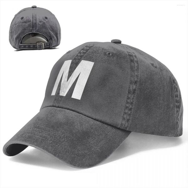 Ball Caps M Baseballkappe Mode Logo Coole männliche gewaschene Trucker-Mütze Aufdruck Kpop-Geschenkidee