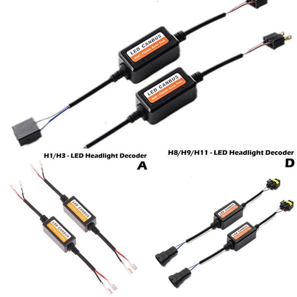 Upgrade Autoscheinwerfer LED Canbus Decoder Scheinwerfer Fehlerfreier Widerstand H1h3 H4 H7 H9 H11fault Eliminator Automotive Zubehör Upgrade