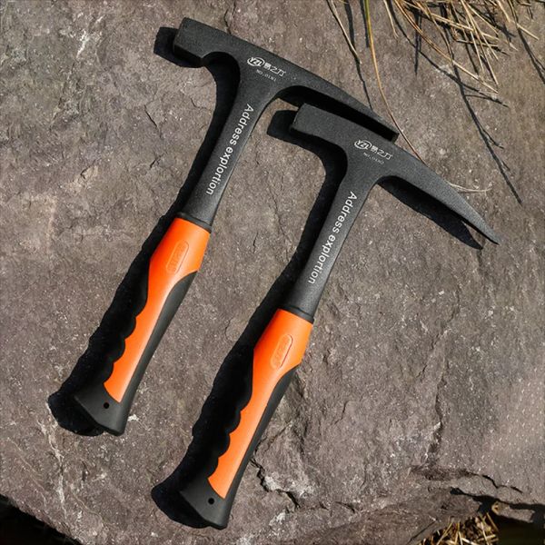 Hammer NEU Professionelle Handwerkzeuge Geologischer Hammer Mine Multifunktionale Explorationsvermessung Multitool mit spitzer Spitze Bauwerkzeuge