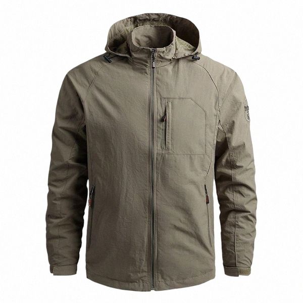 2023 Männer Mit Kapuze Regenmantel Winter Wasserdichte Haut Taktische Jacke Sport Wandern Windjacke Sonnencreme Jacke Kleidung c15q #