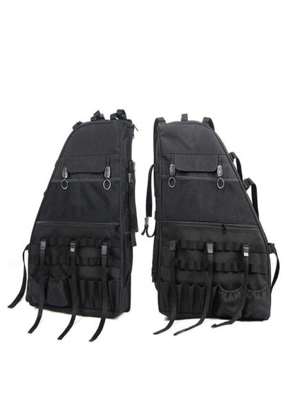 Multipockets de gaiola de bolsa de armazenamento de barra de roll para jipe wrangler jk jku tj lj 4 portas 200720178160216