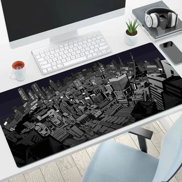 Pads Persona 5 Großes Mauspad PC Computerspiel Mauspads Schreibtisch Tastaturmatten Büro Gummi Antirutsch-Mauspad 40 x 90 30 x 80 cm