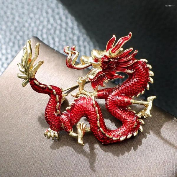 Броши CINDY XIANG, китайская брошь Chun Jie Spring Festivel, дракон, любое из двенадцати животных, булавка, 3 цвета, высокое качество