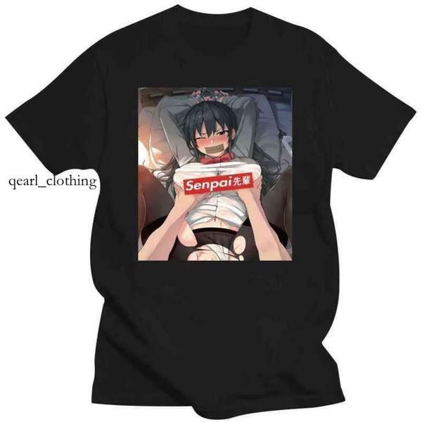 anime shirit adam giyim hentai senpai komik anime ve manga boyutu m-3xl ABD% 100 pamuk trend moda tişört erkek pamuk markası teeshir 4551