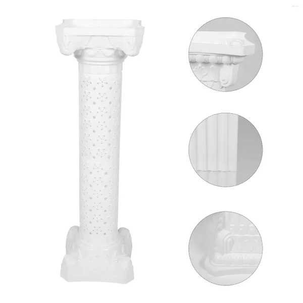 Vazolar Roman Sütun Süsleme Yolu Yol Göstergede Prop Düğün Malzemeleri Hoş Geldiniz Alanı Dekoratif Sütun Plastik Props Alındı
