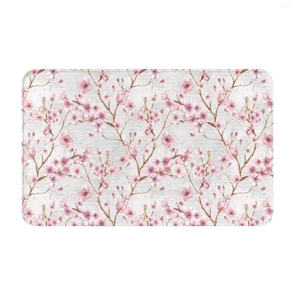 Carpets Chegry Blossom Romance Collection 3D Soft não deslize tapete de tapete de tapete de tapete Flores florais florescem feminino