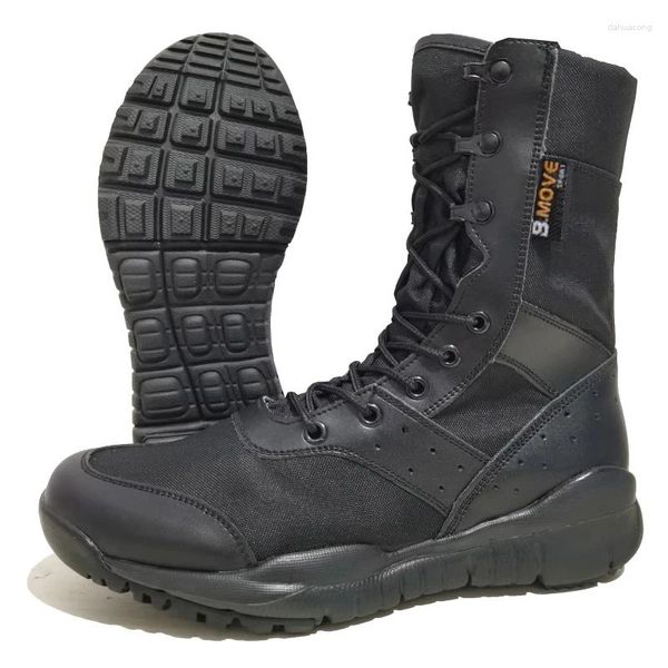 Обувь для фитнеса Сверхлегкие военные боевые тактические ботинки для мужчин и женщин, уличные альпинистские спортивные летние дышащие походные ботинки для пустыни, большие размеры