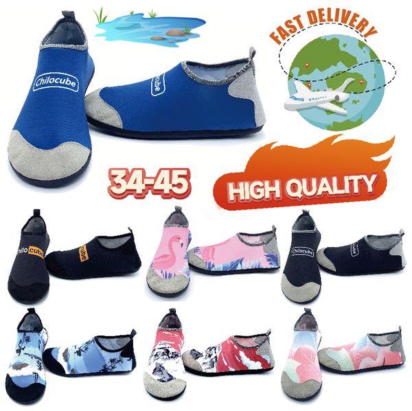 Atletik Ayakkabı Gai Sandal Erkekler ve Kadınlar Wading Ayakkabıları Çıplak Boyuncu Yüzme Spor Suyu Ayakkabıları Açık havada Plaj Sandal Çiftleri Derek Ayakkabı Beden EUR 35-46