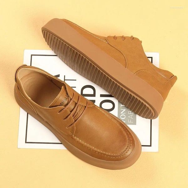 Scarpe casual Uomo Moda Business Abito da sposa Vera pelle Stringate Scarpe derby Appartamenti Piattaforma Sneakers Calzature da uomo Zapatos