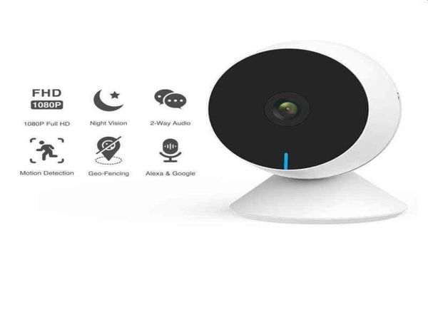 Mini câmera IP WiFi Webcam Monitor de bebê com detecção de movimento de som 2 vias de áudio Night VisionSmart Home Surveillance Camera AA4423419