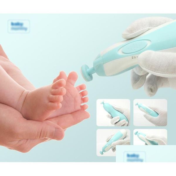 Nagelpflege Neugeborenen Baby Sicherheit Elektrische Clippers Cutter Für Kind Babynagel Trimmer Shell Scher Maniküre Werkzeug Set Drop Lieferung Kinder mater Dhpdj