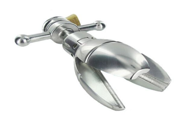 Plug anale regolabile Butt plug in acciaio inossidabile Blocco Dilatatore anale Giocattoli sessuali Dispositivo maschile in metallo Espansione ano T2009017079877