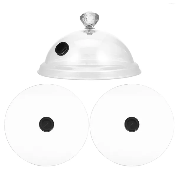 Set di stoviglie cabina tazza fumante copertura formaggio fumo infuser cocktail trasparente acrilico