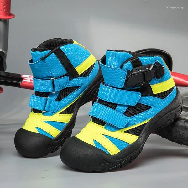 Sapatos de ciclismo funcional treinamento de ciclismo bebê meninos e meninas esportes deslizamento passo anti-skid para crianças tênis