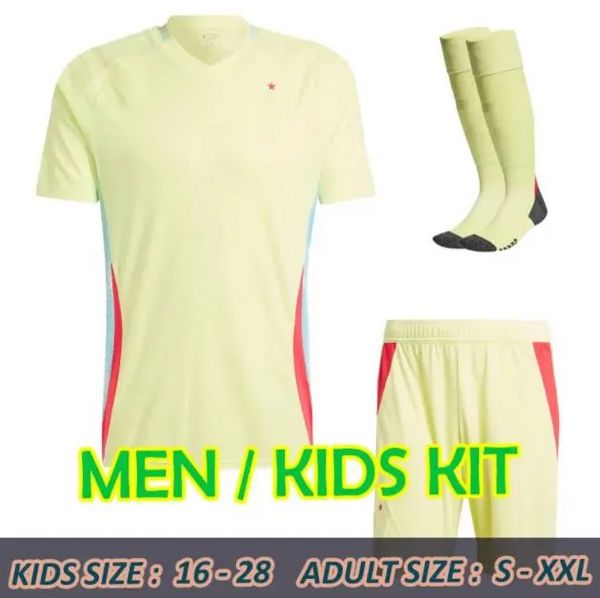 2024 2025 Fußballtrikot Morata Ferran Asensio 2024 Euro Cup Spanische Team Fußball -Hemd 2025 Männer Kinder Kit nach Hause Camisetas Espana Rodri Olmo Ansu Fati 3342 nach Hause.