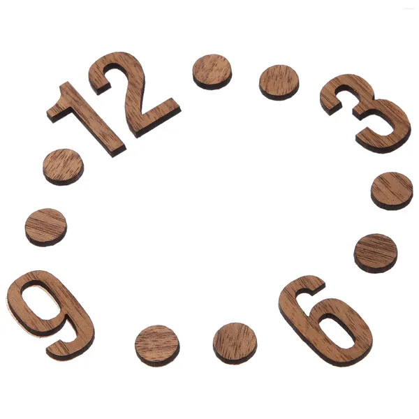 Relógios de parede Numerais de relógio DIY suprimentos pendurados no número de substituição, tornando as peças silenciosas