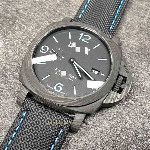 Relógios de luxo para homens relógio de pulso mecânico panerrais multi-função designer relógios de alta qualidade safira relógio de grande diâmetro 9oui