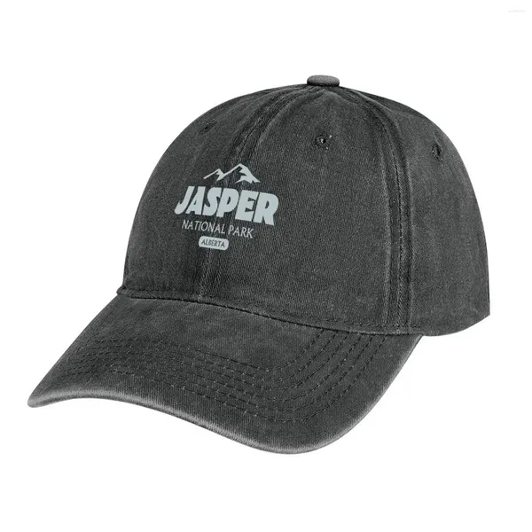 Berretti Jasper National Park Alberta Canada Cappello da cowboy Summer Designer Anime Western Caps Donna Uomo