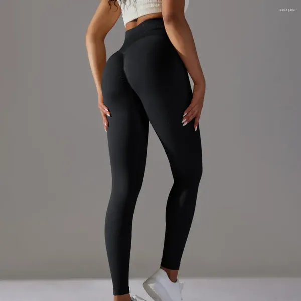 Leggings femininas mulheres sem costura yoga push up esportes ginásio fitness esporte legging treino apertado moda bulift correndo calças