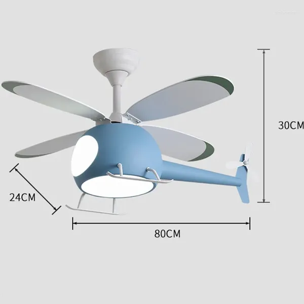 Deckenleuchten, Hubschrauber, moderner Flugzeugventilator mit LED-Licht, Kinder-Kronleuchter, Ventilatoren, Hintergrundbeleuchtung, Lampe, Kronleuchter-Beleuchtung