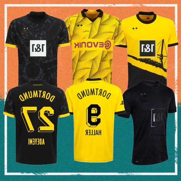 23/24 REUS REYNA SANCHO Camisas de futebol 2023 Copa versão DORTMUND KAMARA HUMMELS ADEYEMI BRANDT camisa HAZARD RYERSON BYNOE-GITTENS KIDS KIT uniformes de futebol