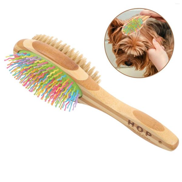 Vestuário para cães pentes de banho para animais de estimação pentes de cabelo para uso diário acessório para filhotes