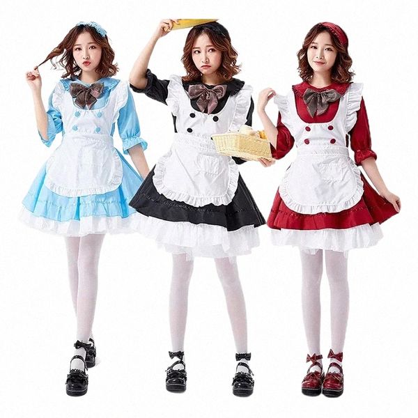 Coffee Shop ANIME Waitr Maid Cosplay Trajes Lolita Maid Dr Stage Costumes L3Mg #