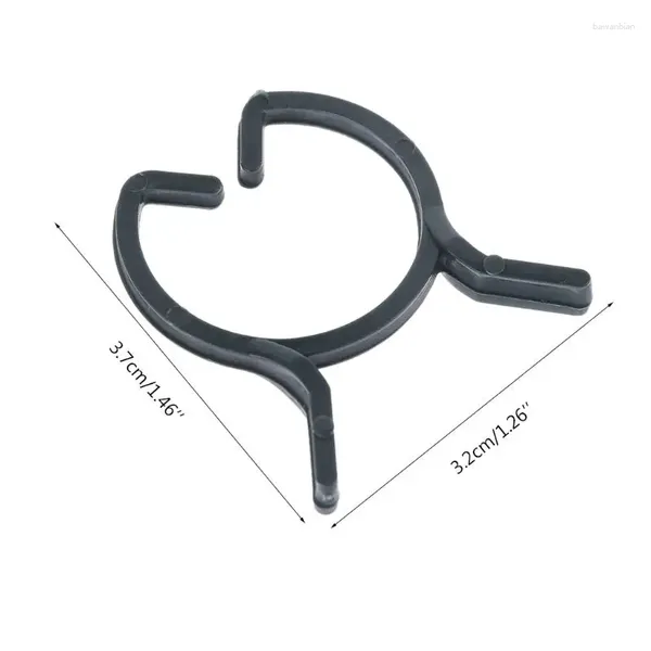 Stampi da forno 100 pezzi Clip per piante in plastica Fiori Morsetti di supporto Rampicante Stelo di vite Legato Fascio Ramo Gadget da giardino