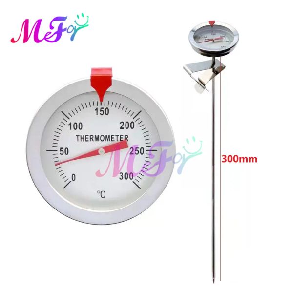 Messgeräte 40 Teile/los 300 MM Lebensmittel Thermometer Für Kuchen Süßigkeiten Braten BBQ Lebensmittel Fleisch Temperatur Tester Wasser Haushalt Öl Thermometer