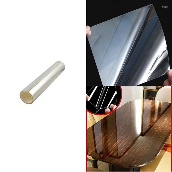Janela adesivos mesa adesiva película protetora brilhante proteção clara anti-risco móveis resistentes ao calor