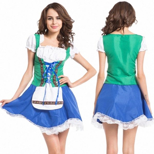 Cerveja Maid Wench Alemão Oktoberfest Dr Costume halen s para mulheres M, L, XL 55hq #